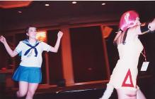 Hitomi and Merle Cosplay